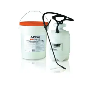 DeVilbiss 803491 Automotive Refinishing Dirt Control Floor Coat, 5 gal, Liquid, Slight Blue