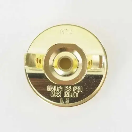 FLG-1-4 Replacement Air Cap, 12 to 15 cfm, 17 to 6 psi, Use With: FinishLine FLG4 Gravity Feed Gun