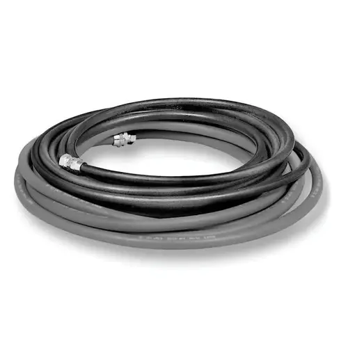 3-Piece Reusable Fluid Hose Assembly, 25 ft, 3/8 in ID x 11/16 in OD, Nylon
