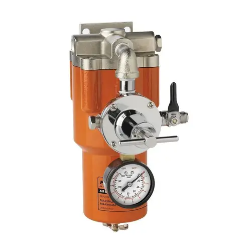 Air Control Unit, 1/2 in FNPT Inlet, 1/4 in MNPT Outlet Port, 5 micron, 150 deg F