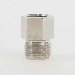 DeVilbiss 240023 P-H-4105 Low Pressure Straight Adapter, 3/8 in MNPS x 1/4 in FNPS, 250 psi, Brass