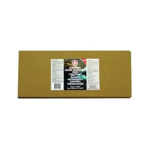 DOMINION SURE SEAL 100901 European Sound Deadening Pads, 8 in x 20 in, Asphalt/Bitumen, Black