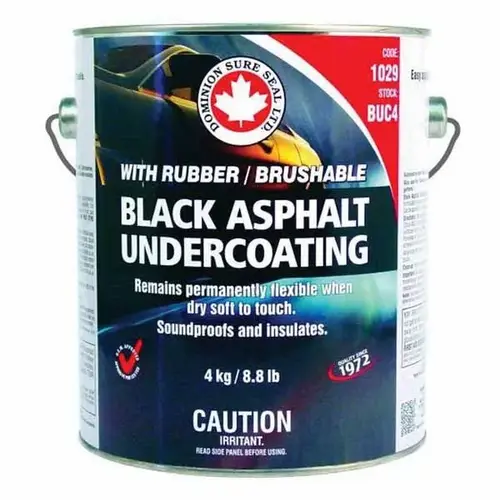BUC4 Undercoating, 4 kg Can, Black BUC4 Undercoating, 4 kg Can, Black