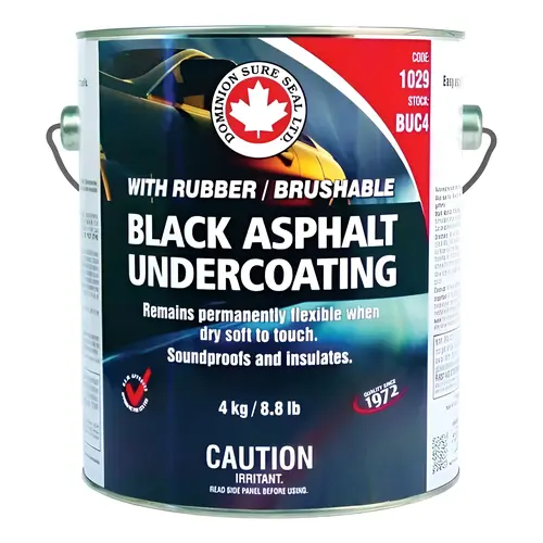BUC4 Undercoating, 4 kg Can, Black