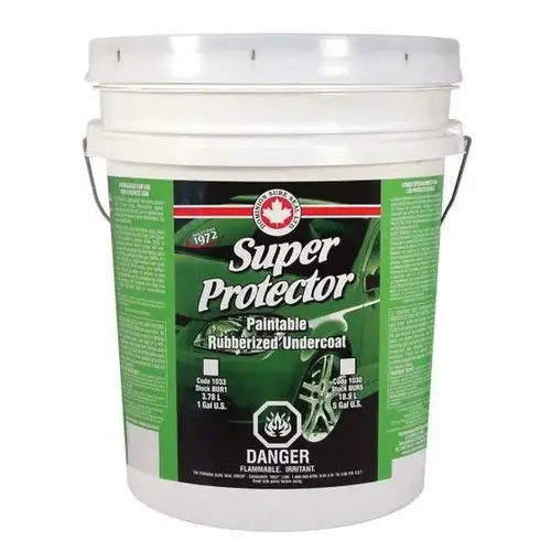 BUR5 Quick Dry Undercoating, 5 gal Pail, Black BUR5 Quick Dry Undercoating, 5 gal Pail, Black