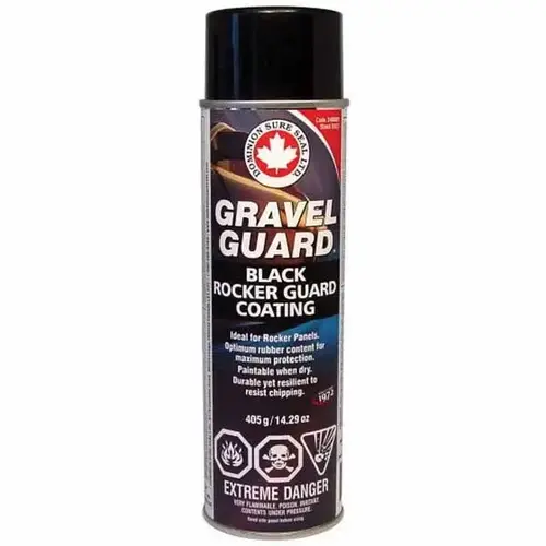 SVG1 Gravel Guard, 14.29 oz Can, Black, Aerosol, Coarse Texture