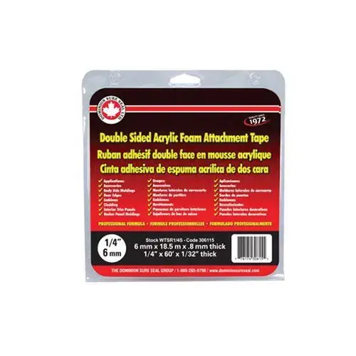 3092 WFT Series 2-Way Regular Attachment Tape, 15 ft x 12 in, 1/32 in THK 3092 WFT Series 2-Way Regular Attachment Tape, 15 ft x 12 in, 1/32 in THK