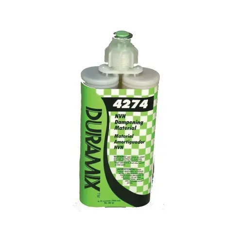 NVH Dampening Material, 200 mL Cartridge, Liquid, Black/Clear, 60 min Application