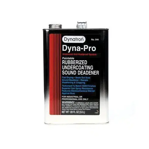 544 Rubberized Undercoating, 1 gal, Black, Liquid, Rubberized (Y/N): Yes