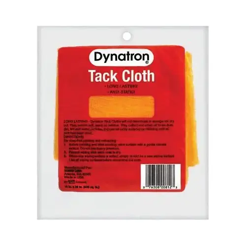 812 Tack Cloth, 36 x 18 in, Yellow 812 Tack Cloth, 36 x 18 in, Yellow