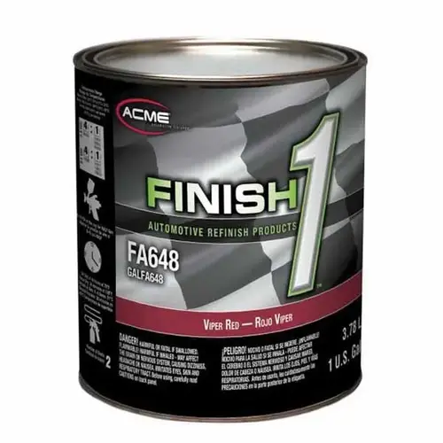 FA648-1 High Performance 2.8 VOC Acrylic Enamel Top Coat, 1 gal Can, Viper Red FA648-1 High Performance 2.8 VOC Acrylic Enamel Top Coat, 1 gal Can, Viper Red
