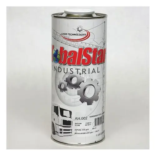 Medium Hardener, 1 qt Can, Clear, Liquid, Use With:, L7 Top Coat Binders