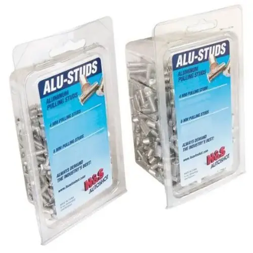 T-Handle Pulling Stud, 6 mm Dia, Aluminum/Magnesium, 250/PK