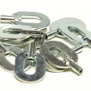 H&S Autoshot UNI-2004 Pulling Tab, Use With: Threaded Aluminum and Steel Pulling Studs Chrome Plated