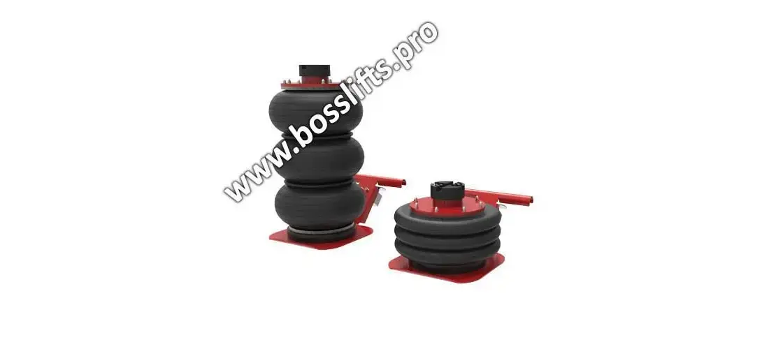 herkules AJ-3 Triple Bag Air Jack, 4500 lb Capacity, 7-7/8 to 19-1