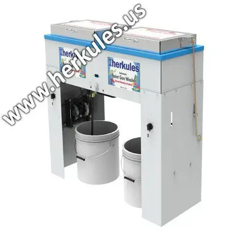 Solvent/Aqueous Automatic Combo Paint Gun Washer, 5 gal, Solvent/Aqueous Solvent/Aqueous Automatic Combo Paint Gun Washer, 5 gal, Solvent/Aqueous