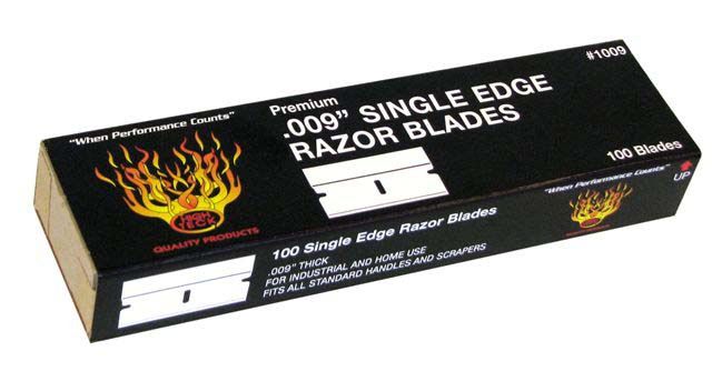High Teck Products 84-0324 Single Edge Razor Blades, Wrapped, Retail Pack Qty: 100