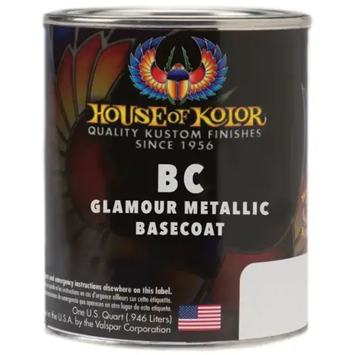 BC05-Q01 Glamour Metallics Series Universal Basecoat, 1 qt Can, Lapis Blue BC05-Q01 Glamour Metallics Series Universal Basecoat, 1 qt Can, Lapis Blue