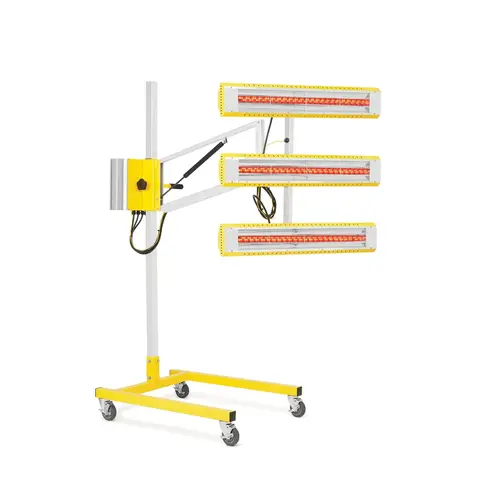 Portable High-Intensity Short Wave Curing System with Infrared Sensor, 6000 W, Quartz Halogen Portable High-Intensity Short Wave Curing System with Infrared Sensor, 6000 W, Quartz Halogen