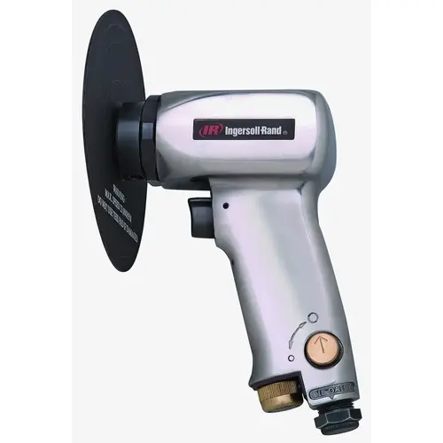 Handheld Disc Sanders; Speed (RPM): 18000 ; Air Pressure (psi): 90 ; Air Inlet Size (Inch): 1/4 ; Minimum Disc Size (Inch): 3 ; Exhaust Location: Front ; Pad Size: 3in; 5in Handheld Disc Sanders; Speed (RPM): 18000 ; Air Pressure (psi): 90 ; Air Inlet Size (Inch): 1/4 ; Minimum Disc Size (Inch): 3 ; Exhaust Location: Front ; Pad Size: 3in; 5in