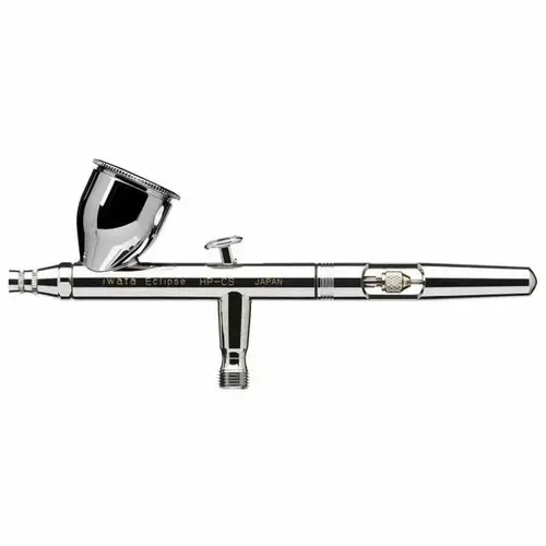 Eclipse HP-CS Series Dual Action Gravity Feed Airbrush, 6.1 in OAL Eclipse HP-CS Series Dual Action Gravity Feed Airbrush, 6.1 in OAL