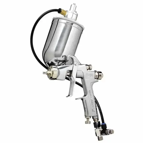 W101-AG Series Agitated Gravity Feed Specialty Spray Gun with Cup, 1.3 mm Nozzle, 400 mL Capacity