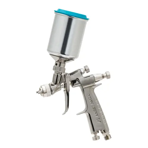 LPH80 Series HVLP Gravity Feed Miniature Spray Gun, 0.8 mm Nozzle LPH80 Series HVLP Gravity Feed Miniature Spray Gun, 0.8 mm Nozzle