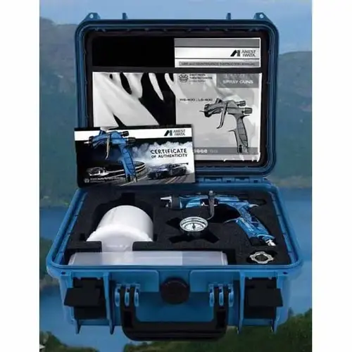 LS-400 1.2ET Series Turnpike Hakone Limited Edition Spray Gun Kit, 1.2 mm Nozzle, 600 cc Capacity LS-400 1.2ET Series Turnpike Hakone Limited Edition Spray Gun Kit, 1.2 mm Nozzle, 600 cc Capacity