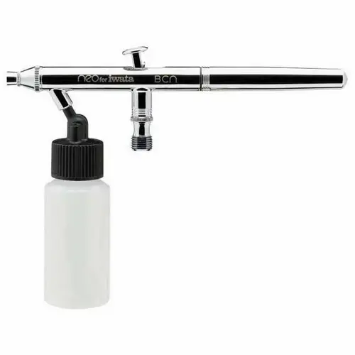 NEO BCN Series Dual Action Siphon Feed Airbrush, 5.88 in OAL NEO BCN Series Dual Action Siphon Feed Airbrush, 5.88 in OAL