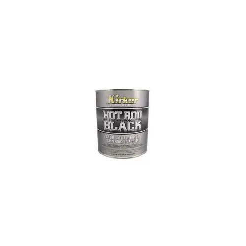 HOT ROD BLACK Acrylic Urethane Topcoat in Matte Finish HOT ROD BLACK Acrylic Urethane Topcoat in Matte Finish