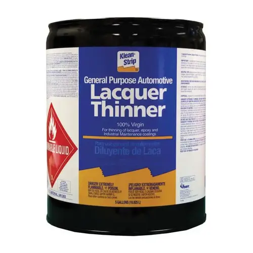General Purpose Automotive Lacquer Thinner, 1 gal Clear Water White General Purpose Automotive Lacquer Thinner, 1 gal Clear Water White
