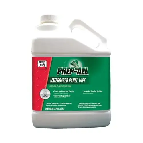 Waterbased Panel Wipe, 1 gal Bottle, Water White, Liquid Waterbased Panel Wipe, 1 gal Bottle, Water White, Liquid