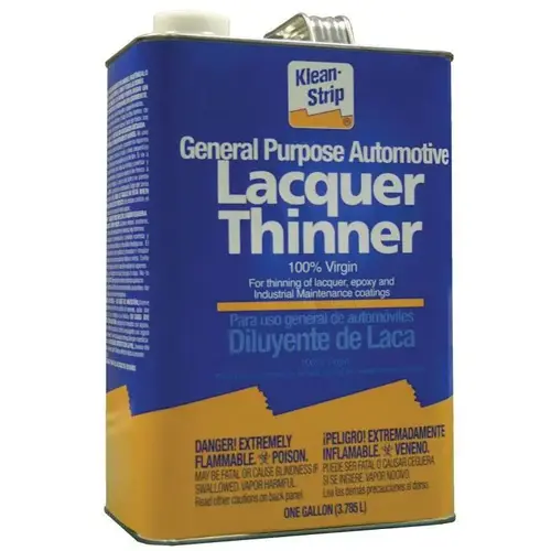 General Purpose Automotive Lacquer Thinner, 5 gal Clear Water White