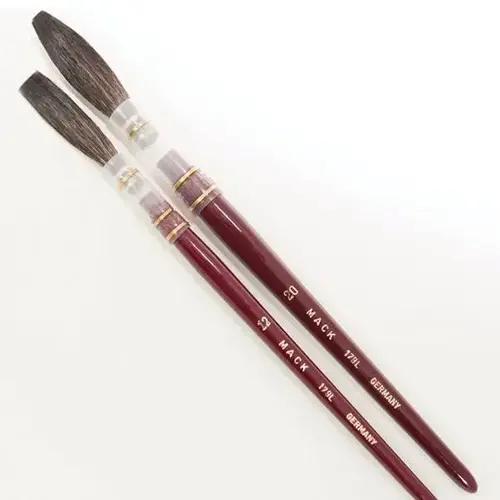 179L Series Kazan Squirrel Hair Lettering Pencil Quill, #20 Brush, 1-5/8 in L, Brown