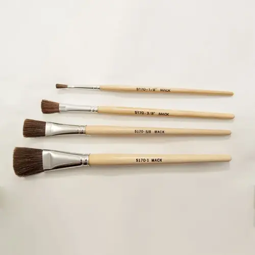 Camel Hair/ size 1/2" / Plain Varnished Handle/ 1 Ea. Camel Hair/ size 1/2" / Plain Varnished Handle/ 1 Ea.