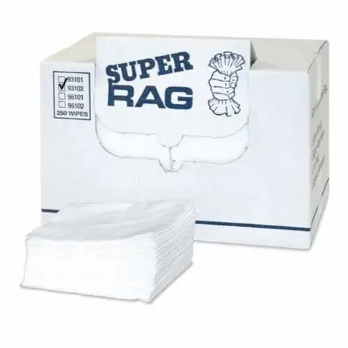 Optimum Performance 1/4 Fold Supreme Towel, 250, 16 in L x 13 in W, Spunlace White