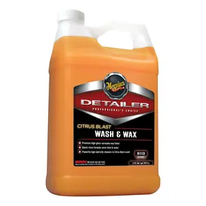Meguiar's D11301 Wash and Wax, 1 gal Can, Liquid
