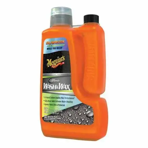 2-Part Hybrid Ceramic Wash and Wax, 48 oz, Colorless (Part A), Milky White (Part B), Liquid