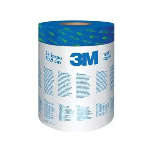 Pre-Taped Painter's Film, 30 yd x 24 in Blue Pre-Taped Painter's Film, 30 yd x 24 in Blue