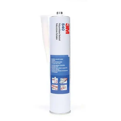 540 Series 1-Component Adhesive Sealant, 10.1 oz Cartridge, Medium Paste, Black, 24 hr Curing 540 Series 1-Component Adhesive Sealant, 10.1 oz Cartridge, Medium Paste, Black, 24 hr Curing