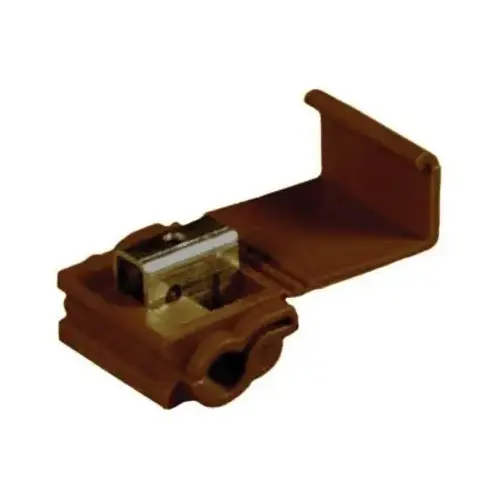 Auto-Electric Insulation Displacement Connector, 12 to 10 AWG, Polypropylene (Insulation), Brown Auto-Electric Insulation Displacement Connector, 12 to 10 AWG, Polypropylene (Insulation), Brown
