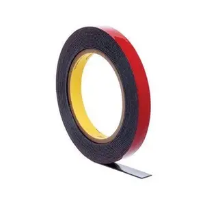 3M 6392 Acrylic Plus Series High Bond Premium Automotive Attachment Tape, 10 yd x 1/2 in, 1.52 mm THK, Black
