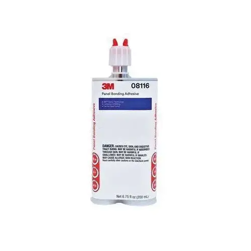 0 2-Part Panel Bonding Adhesive, 200 mL Duo Syringe Cartridge, Viscous Liquid, Black, 1.2, 24 hr Curing 0 2-Part Panel Bonding Adhesive, 200 mL Duo Syringe Cartridge, Viscous Liquid, Black, 1.2, 24 hr Curing