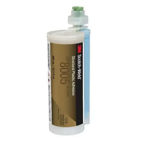 DP8005 Series Structural Plastic Adhesive, 35 mL Cartridge, Paste, White/Black, 24 hr Curing DP8005 Series Structural Plastic Adhesive, 35 mL Cartridge, Paste, White/Black, 24 hr Curing