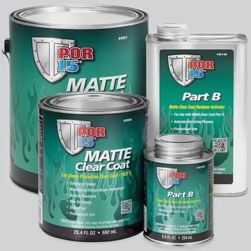 2-Component Protective Clearcoat, 1 qt Can, Matte, 2.4:1 Mixing 2-Component Protective Clearcoat, 1 qt Can, Matte, 2.4:1 Mixing