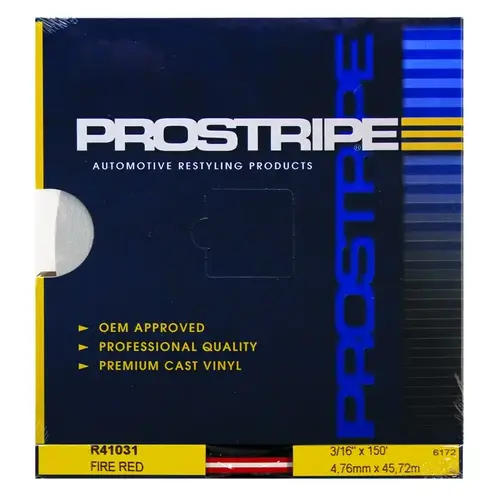 3/16"X150'FIRE RED DBL