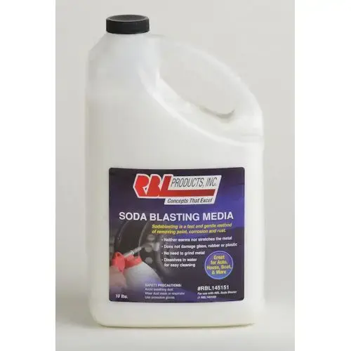 Soda Blasting Media, 1.32 gal