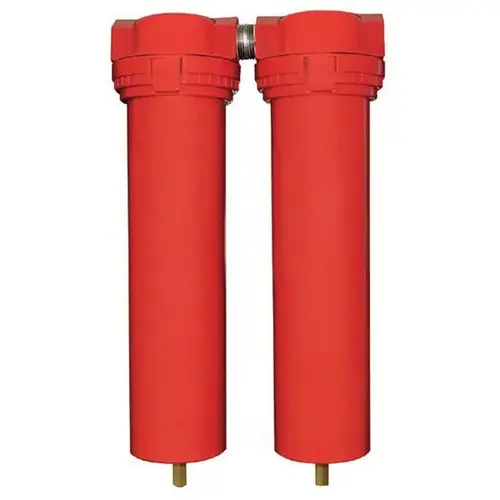 Medium Flow 2-Stage Separator, 1 in NPT, 150 scfm at 100 psi, 0.01 and up um Medium Flow 2-Stage Separator, 1 in NPT, 150 scfm at 100 psi, 0.01 and up um