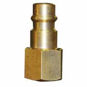 RTi HFFP-1 High Flow Quick Disconnect Plug, 1/4 in, Female, Brass