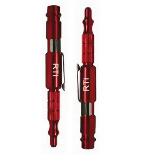 Carded Precision High Flow Pencil Blower Red